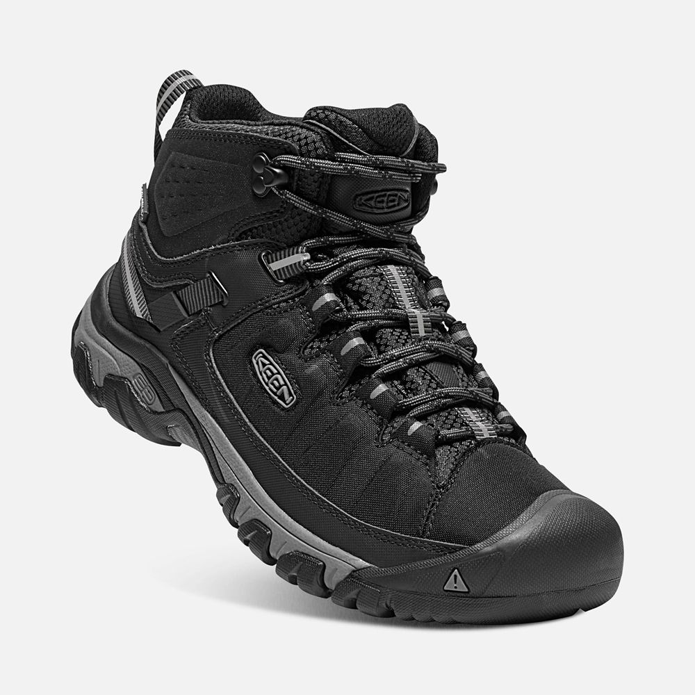 Keen Outdoor Bot Erkek Siyah - Targhee Exp Waterproof Mid - Türkiye VXUF96874